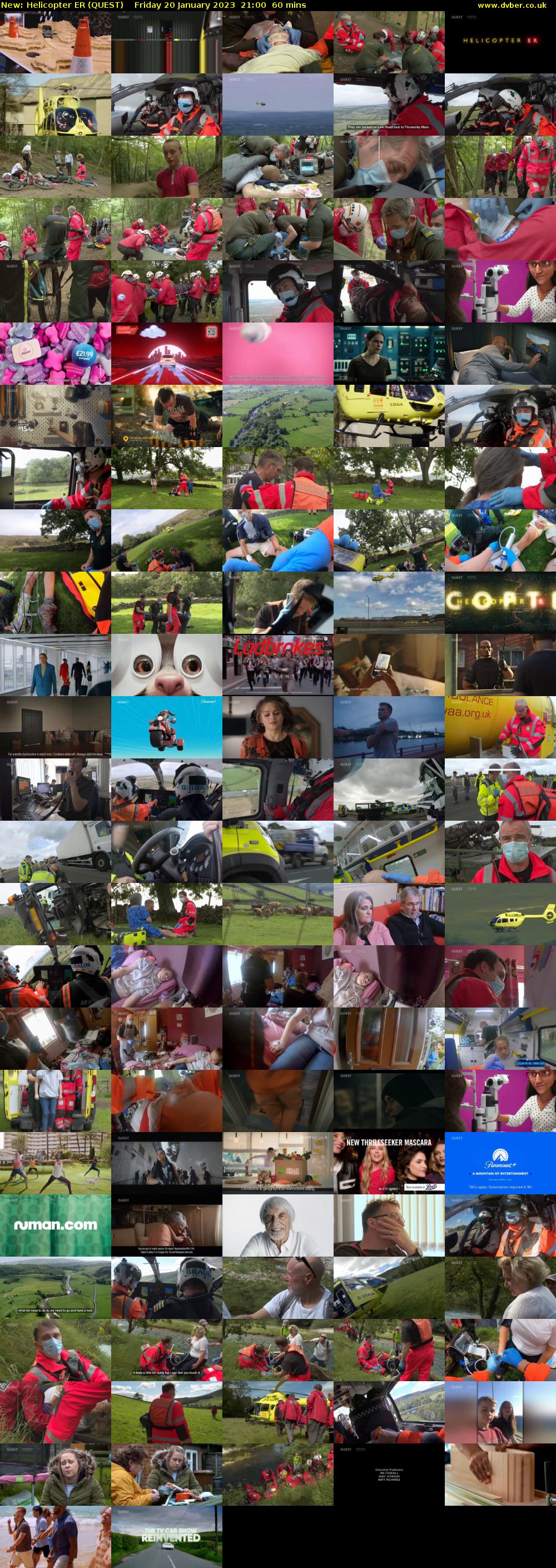 Helicopter ER (QUEST) Friday 20 January 2023 21:00 - 22:00