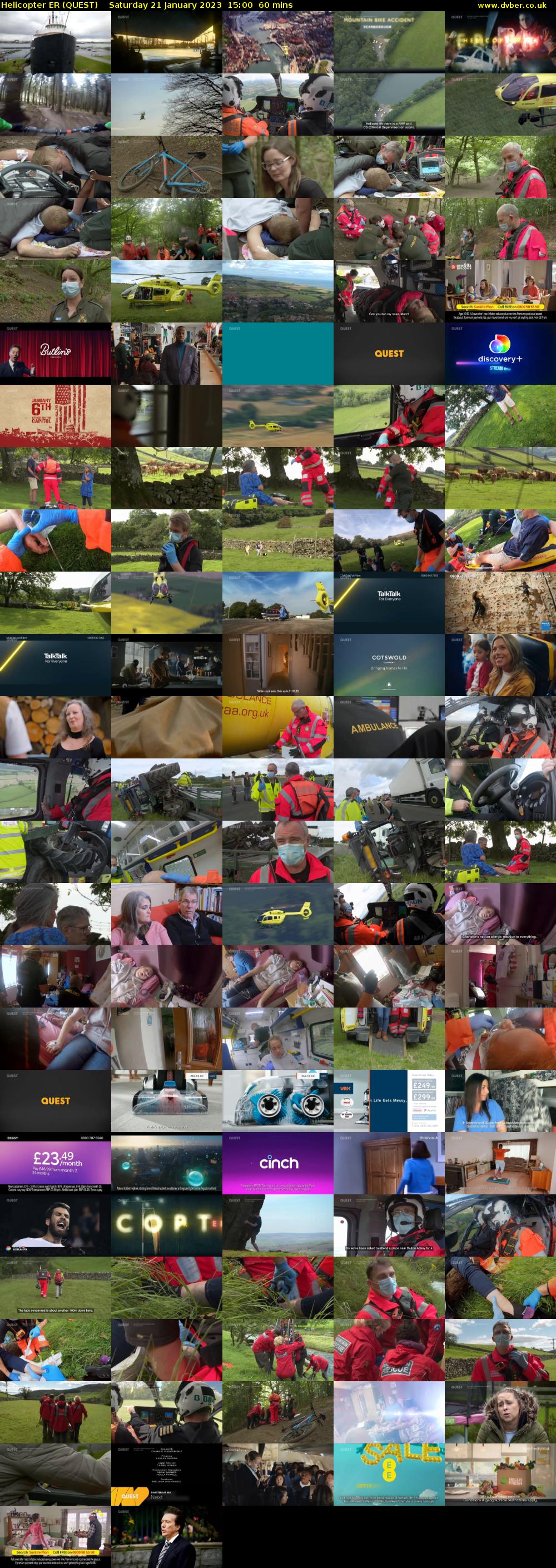 Helicopter ER (QUEST) Saturday 21 January 2023 15:00 - 16:00