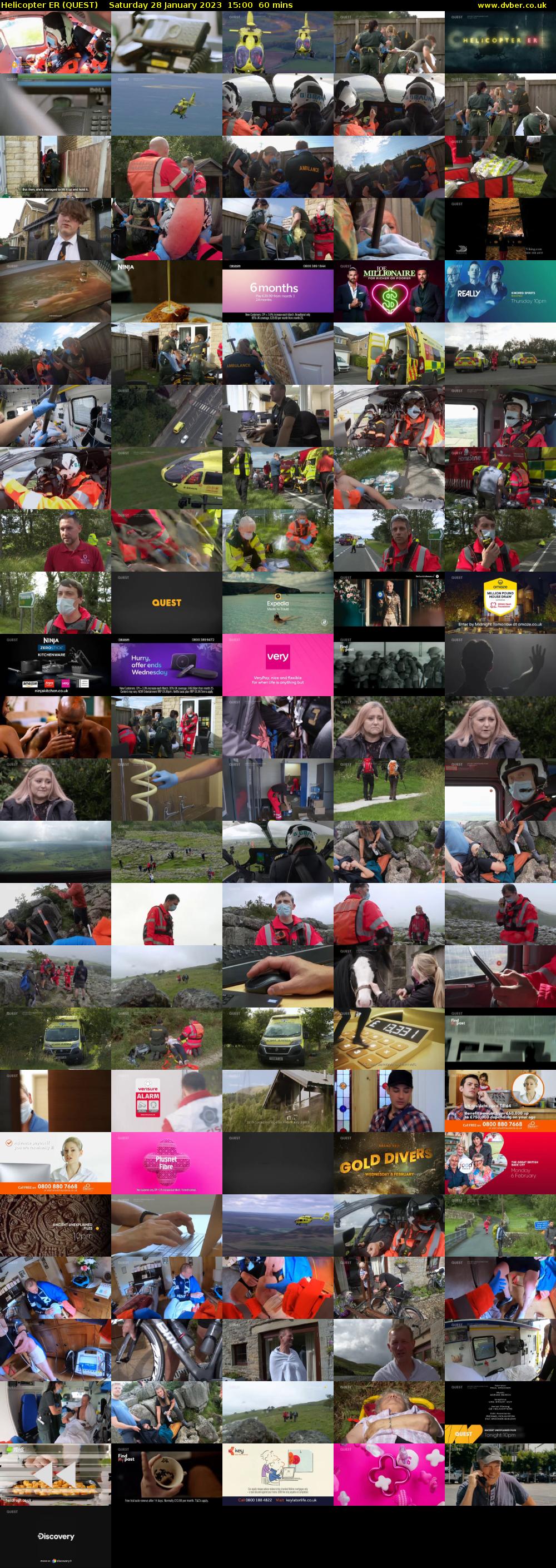 Helicopter ER (QUEST) Saturday 28 January 2023 15:00 - 16:00