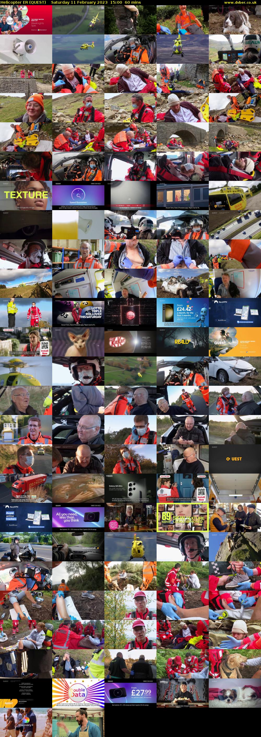 Helicopter ER (QUEST) Saturday 11 February 2023 15:00 - 16:00