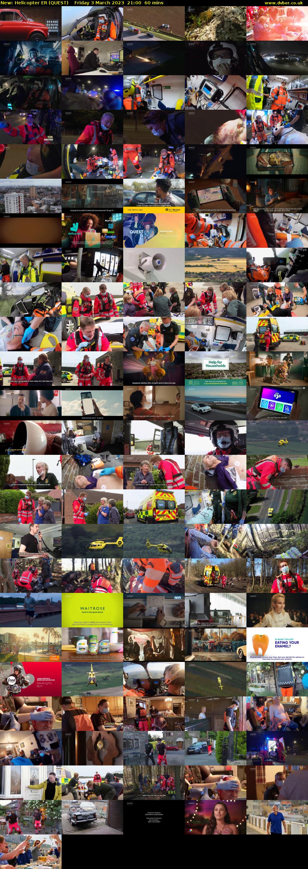 Helicopter ER (QUEST) Friday 3 March 2023 21:00 - 22:00