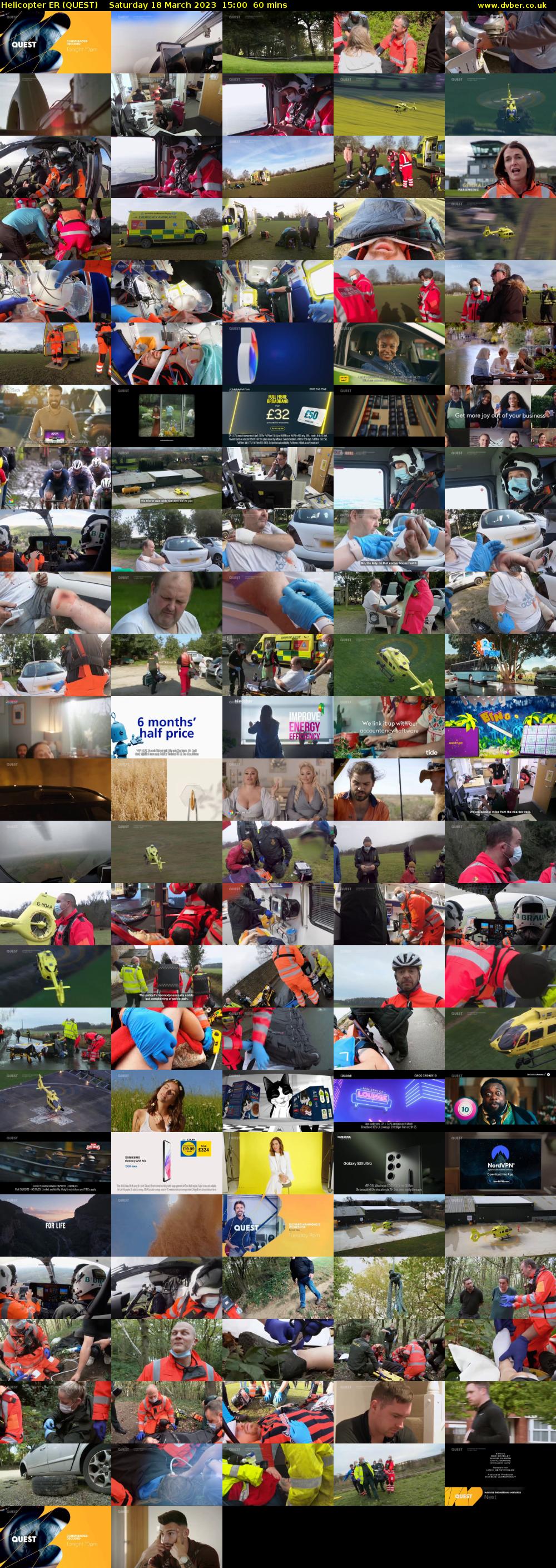 Helicopter ER (QUEST) Saturday 18 March 2023 15:00 - 16:00