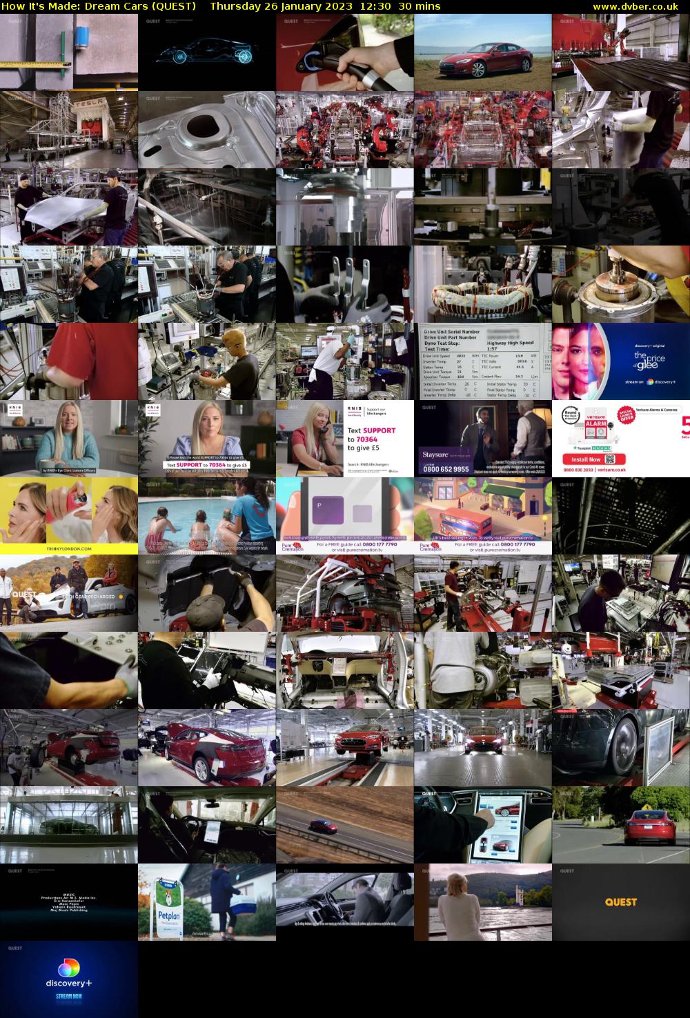 How It's Made: Dream Cars (QUEST) Thursday 26 January 2023 12:30 - 13:00