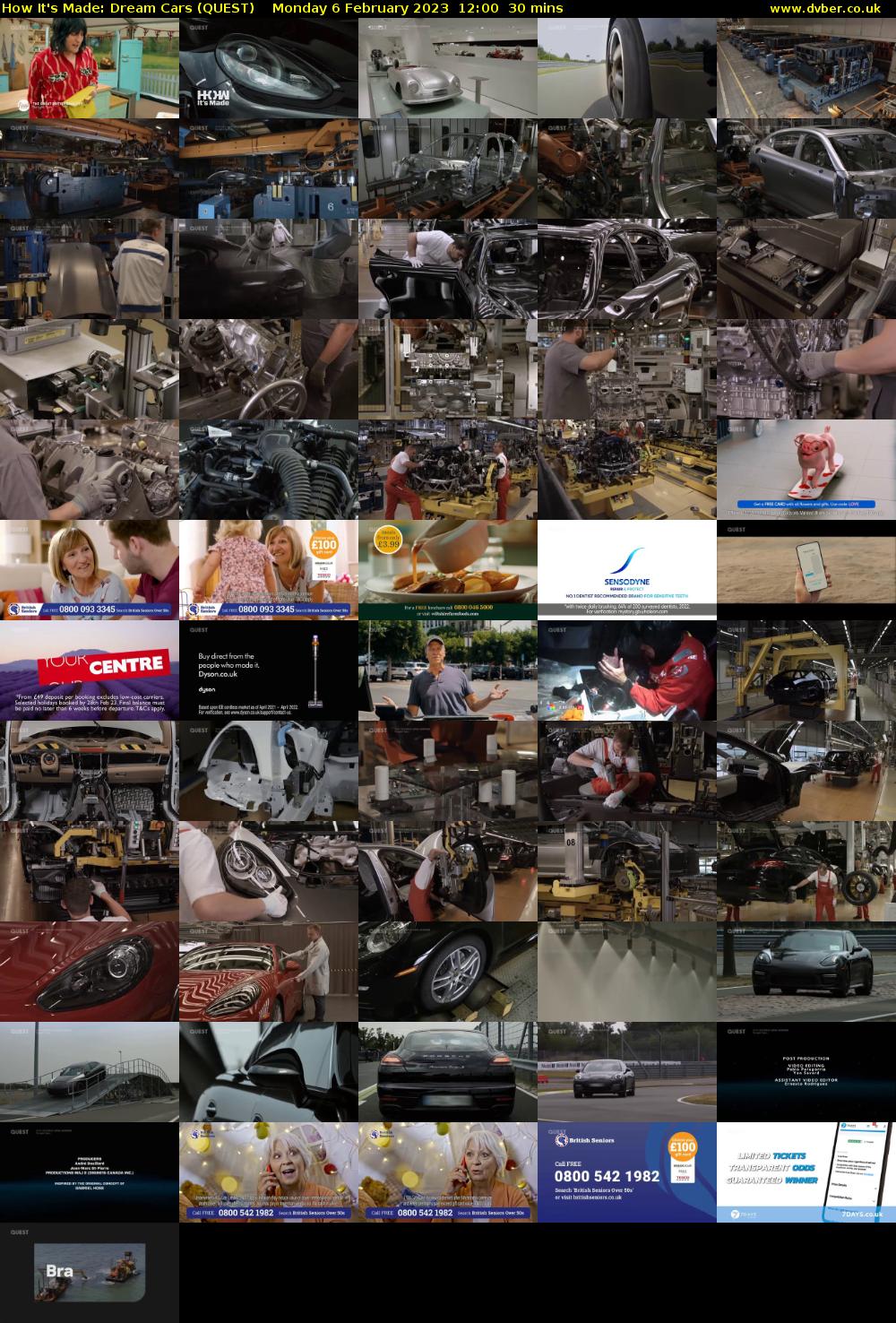 How It's Made: Dream Cars (QUEST) Monday 6 February 2023 12:00 - 12:30
