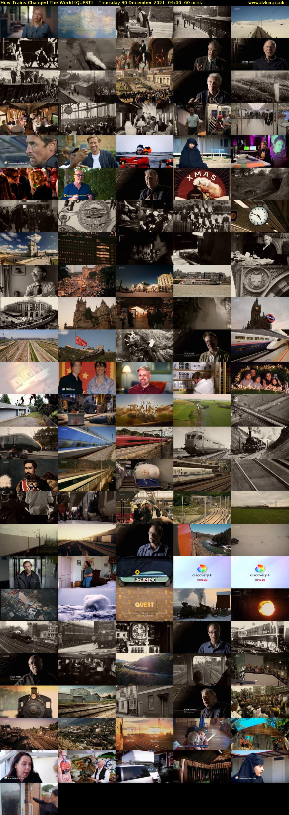 How Trains Changed The World (QUEST) Thursday 30 December 2021 04:00 - 05:00