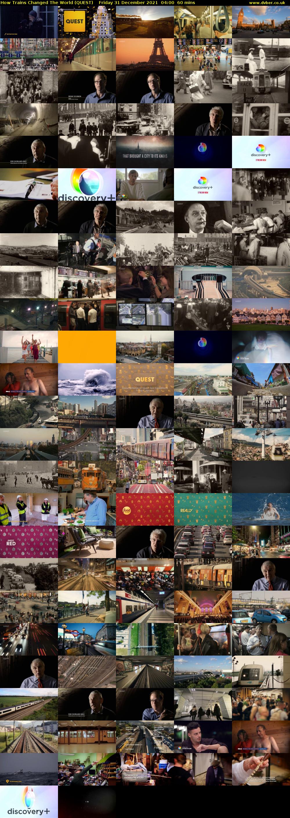 How Trains Changed The World (QUEST) Friday 31 December 2021 04:00 - 05:00