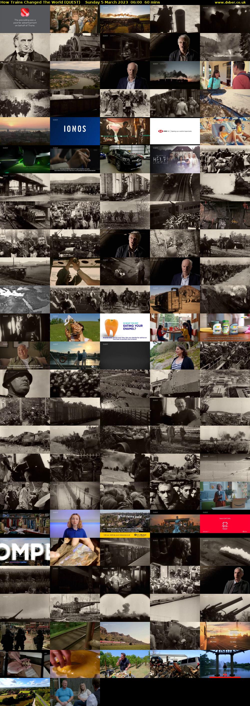 How Trains Changed The World (QUEST) Sunday 5 March 2023 06:00 - 07:00