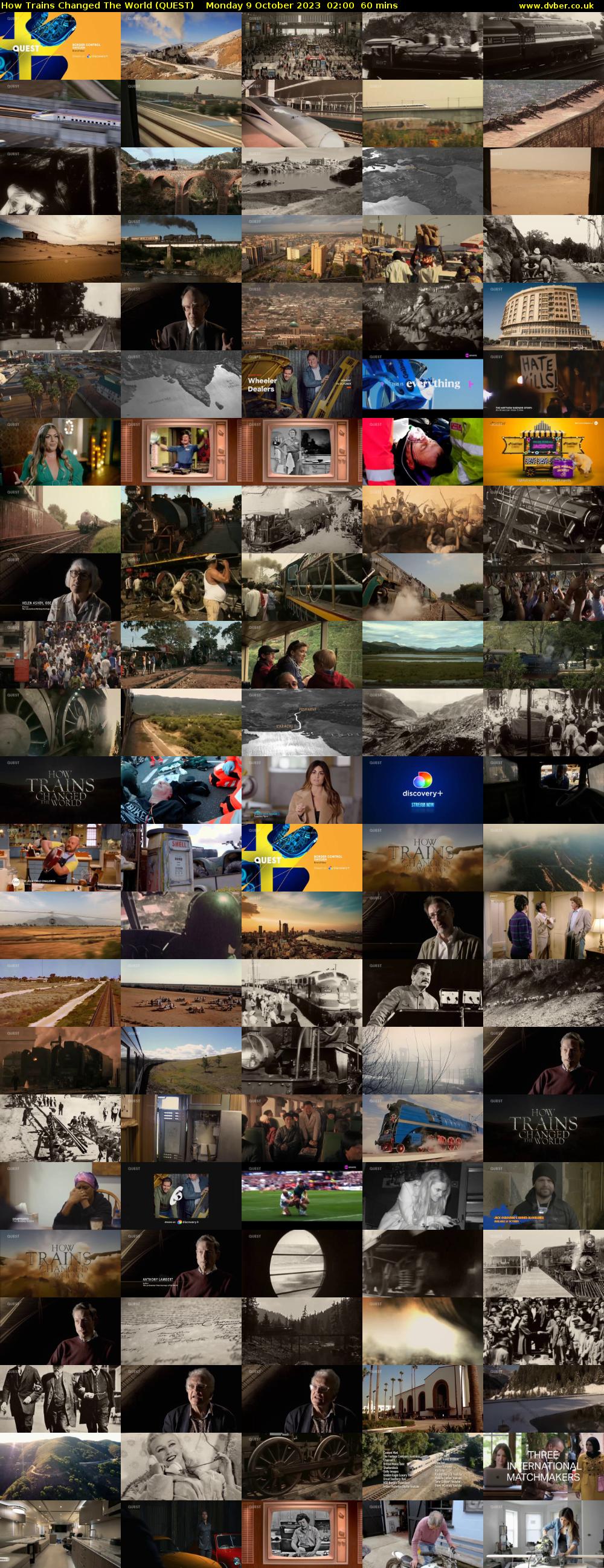 How Trains Changed The World (QUEST) Monday 9 October 2023 02:00 - 03:00