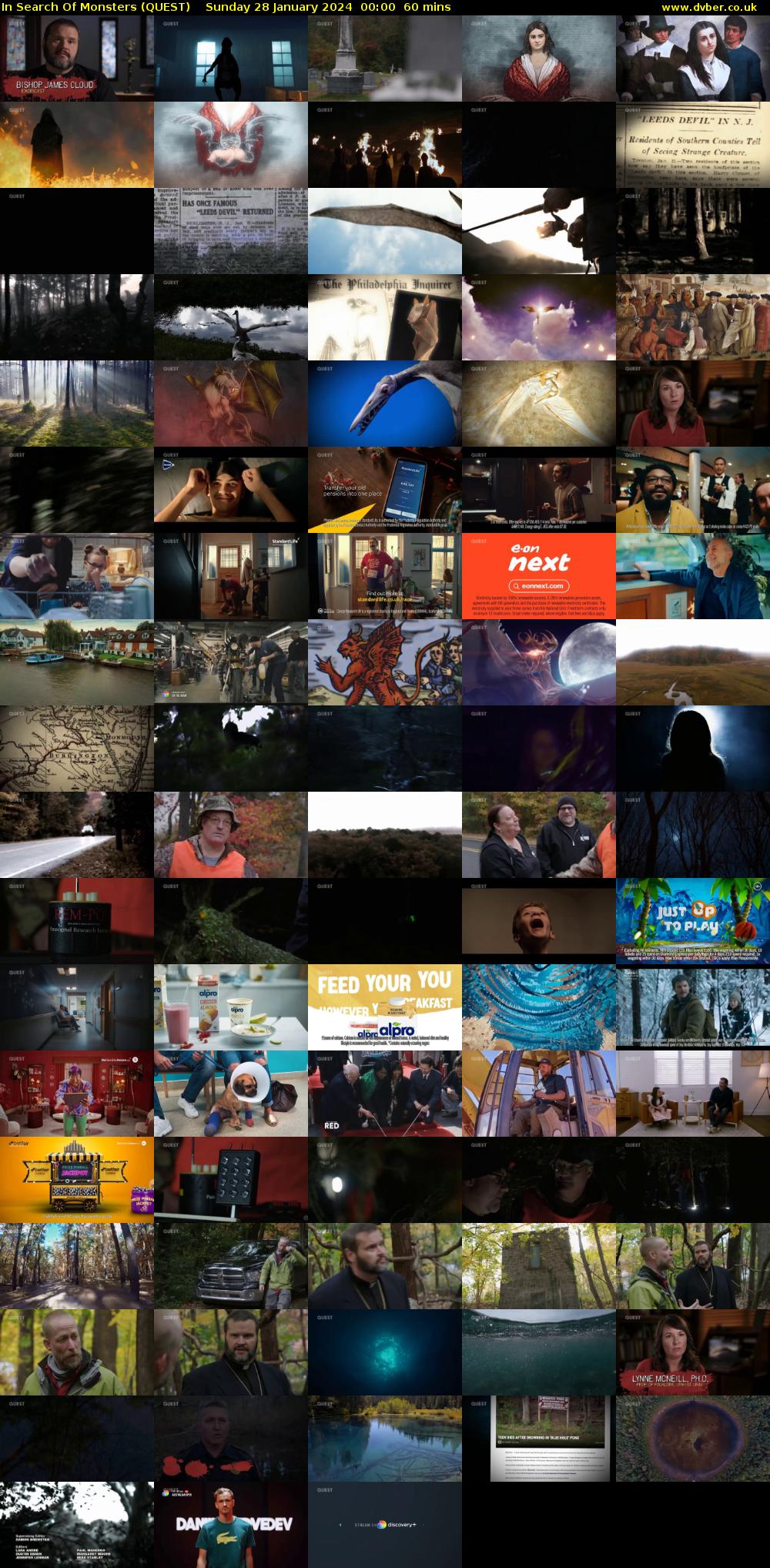 In Search Of Monsters (QUEST) Sunday 28 January 2024 00:00 - 01:00