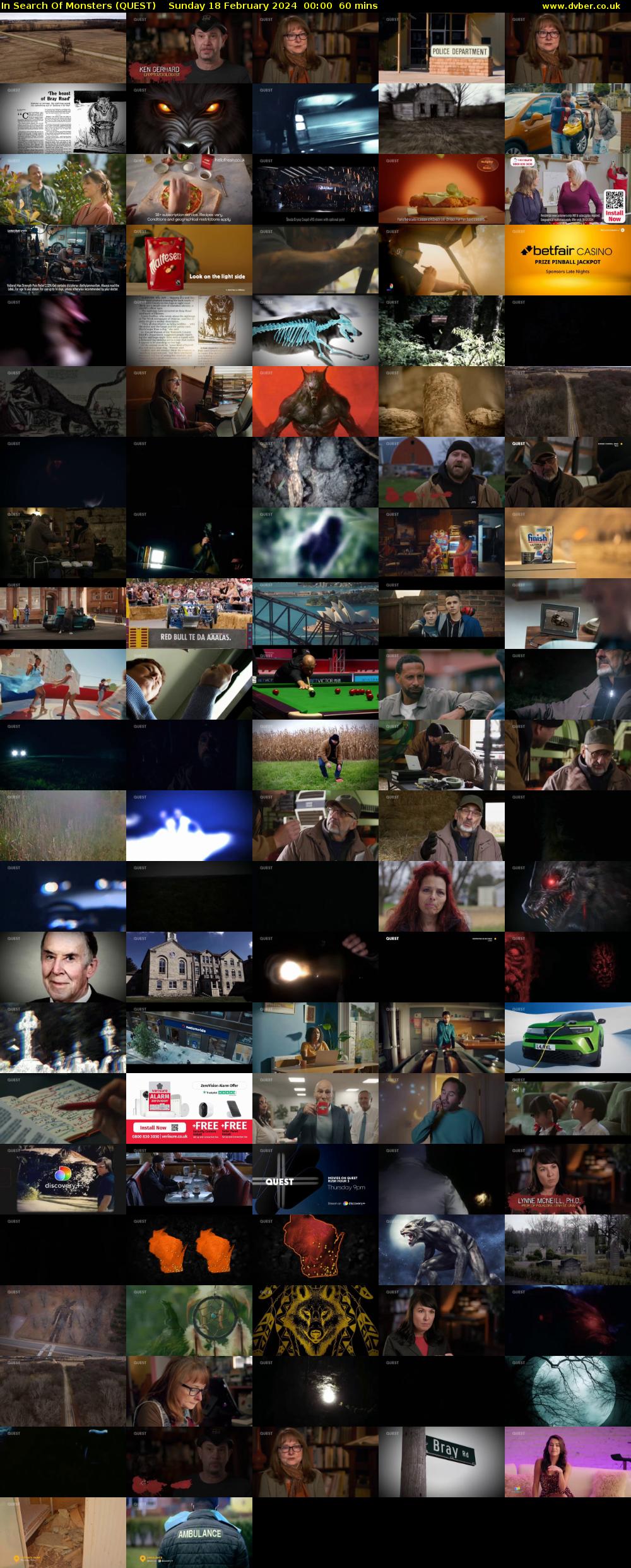 In Search Of Monsters (QUEST) Sunday 18 February 2024 00:00 - 01:00