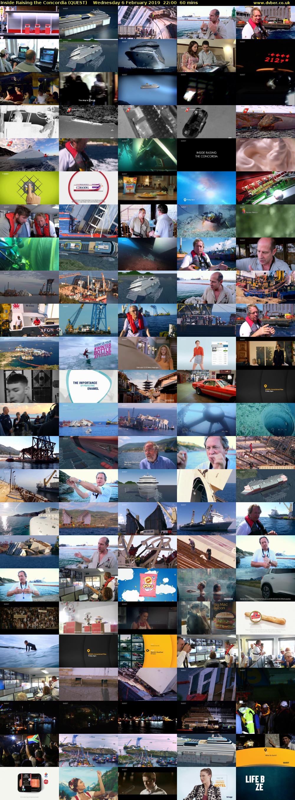Inside Raising the Concordia (QUEST) Wednesday 6 February 2019 22:00 - 23:00