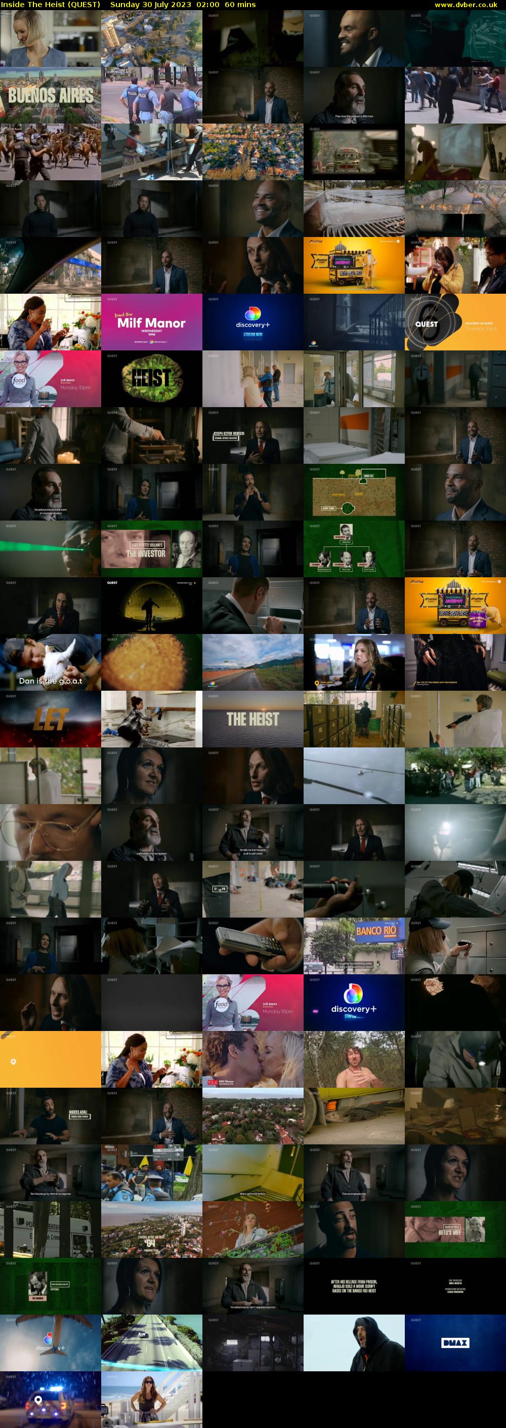 Inside The Heist (QUEST) Sunday 30 July 2023 02:00 - 03:00