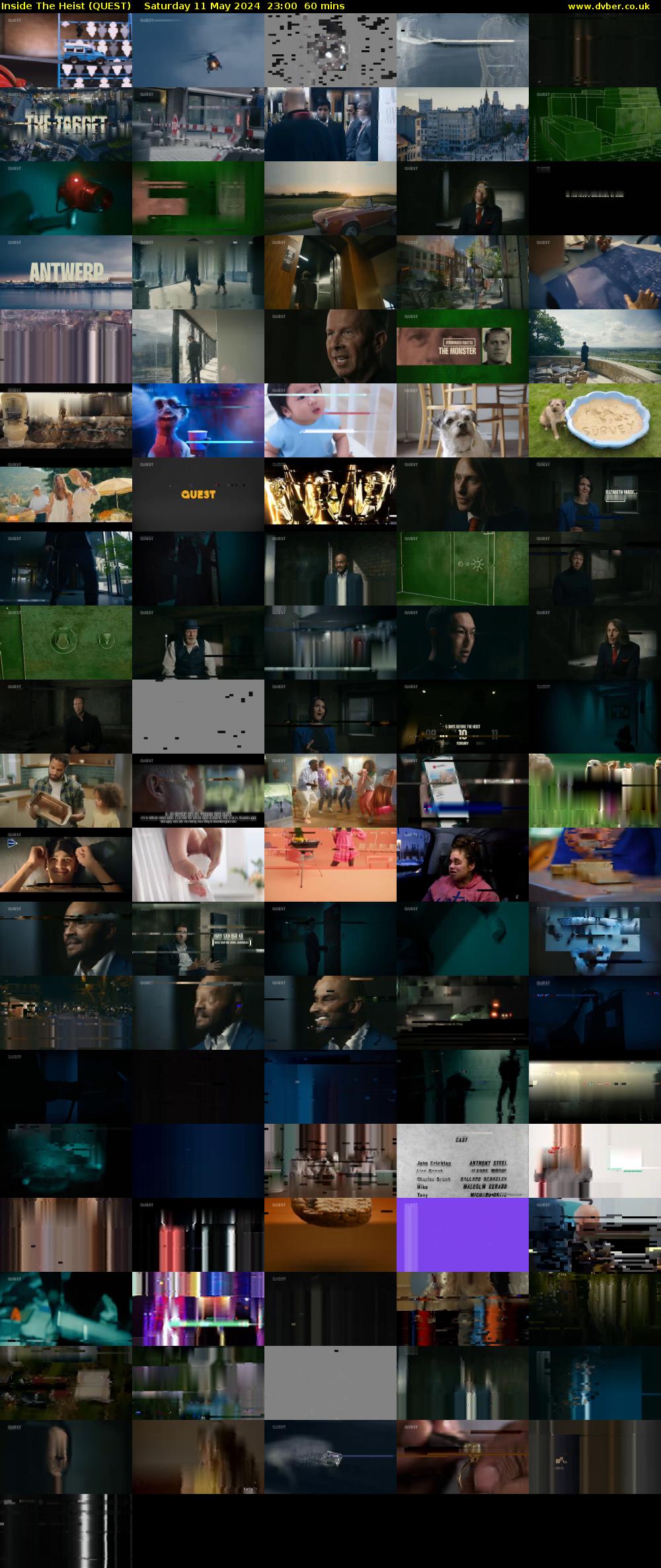 Inside The Heist (QUEST) Saturday 11 May 2024 23:00 - 00:00