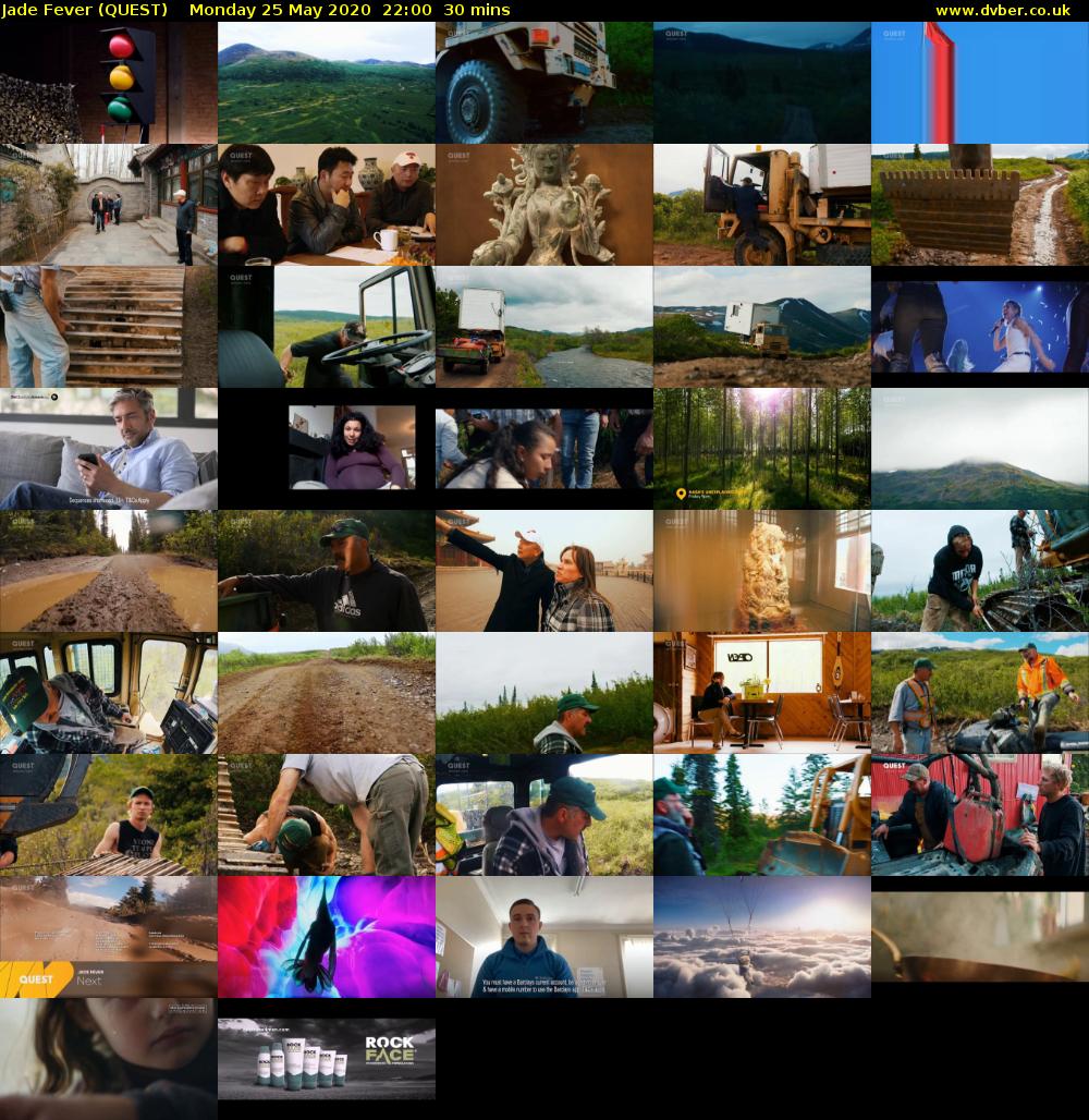Jade Fever (QUEST) Monday 25 May 2020 22:00 - 22:30
