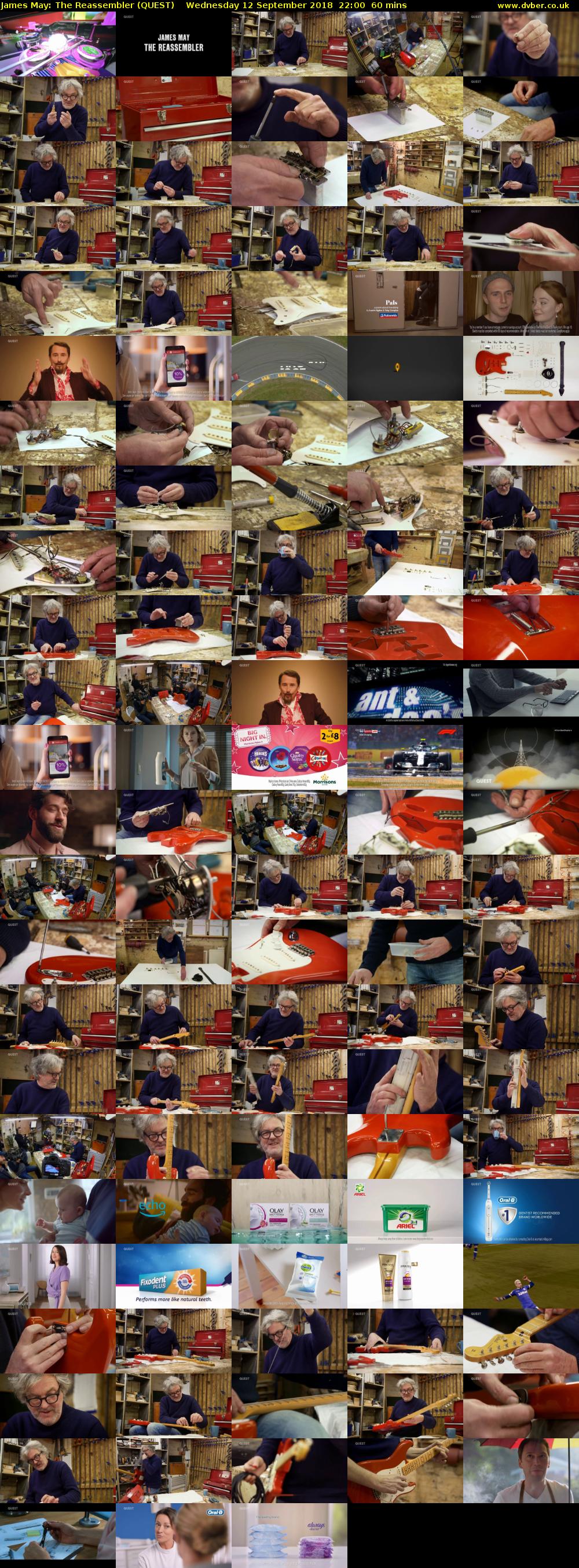James May: The Reassembler (QUEST) Wednesday 12 September 2018 22:00 - 23:00