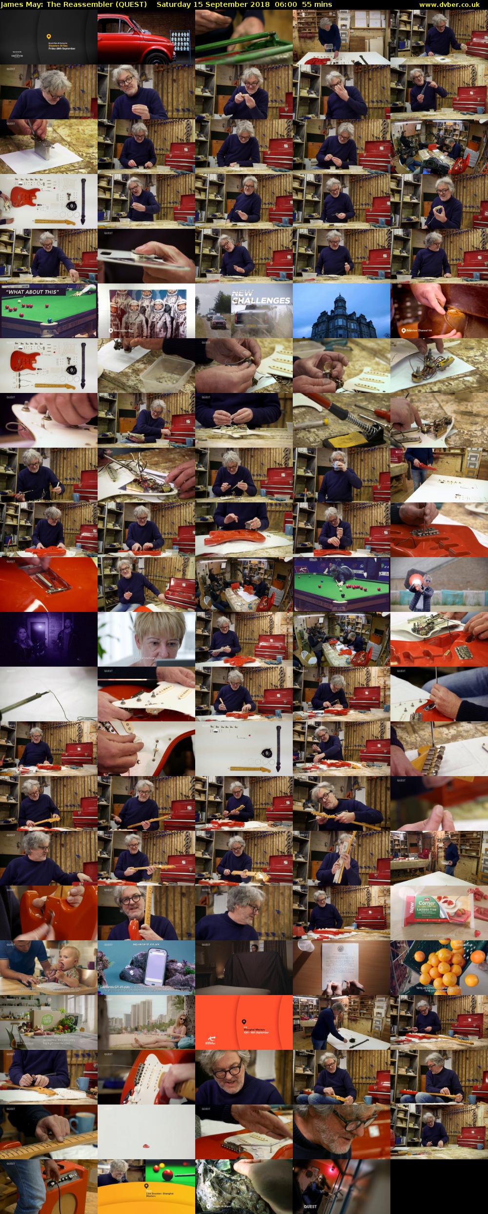 James May: The Reassembler (QUEST) Saturday 15 September 2018 06:00 - 06:55