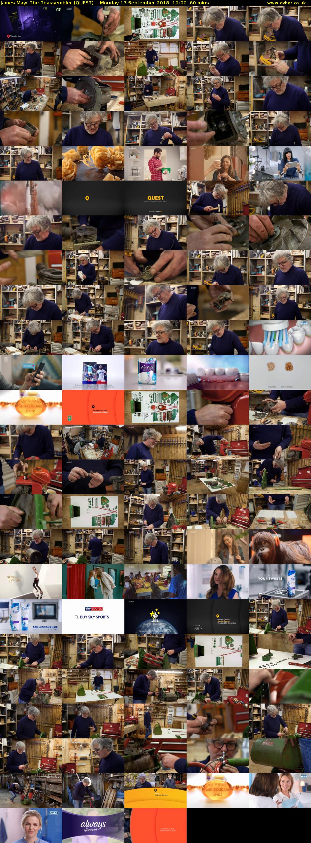 James May: The Reassembler (QUEST) Monday 17 September 2018 19:00 - 20:00