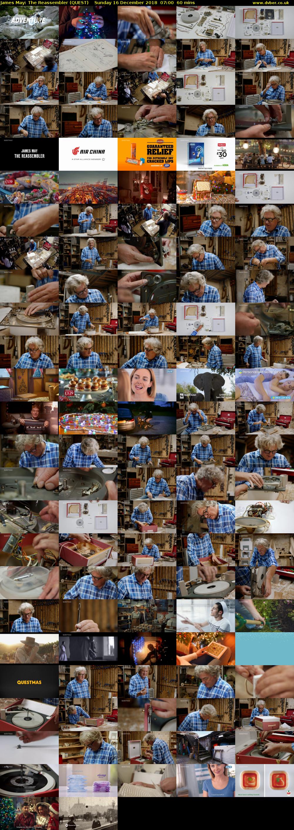 James May: The Reassembler (QUEST) Sunday 16 December 2018 07:00 - 08:00
