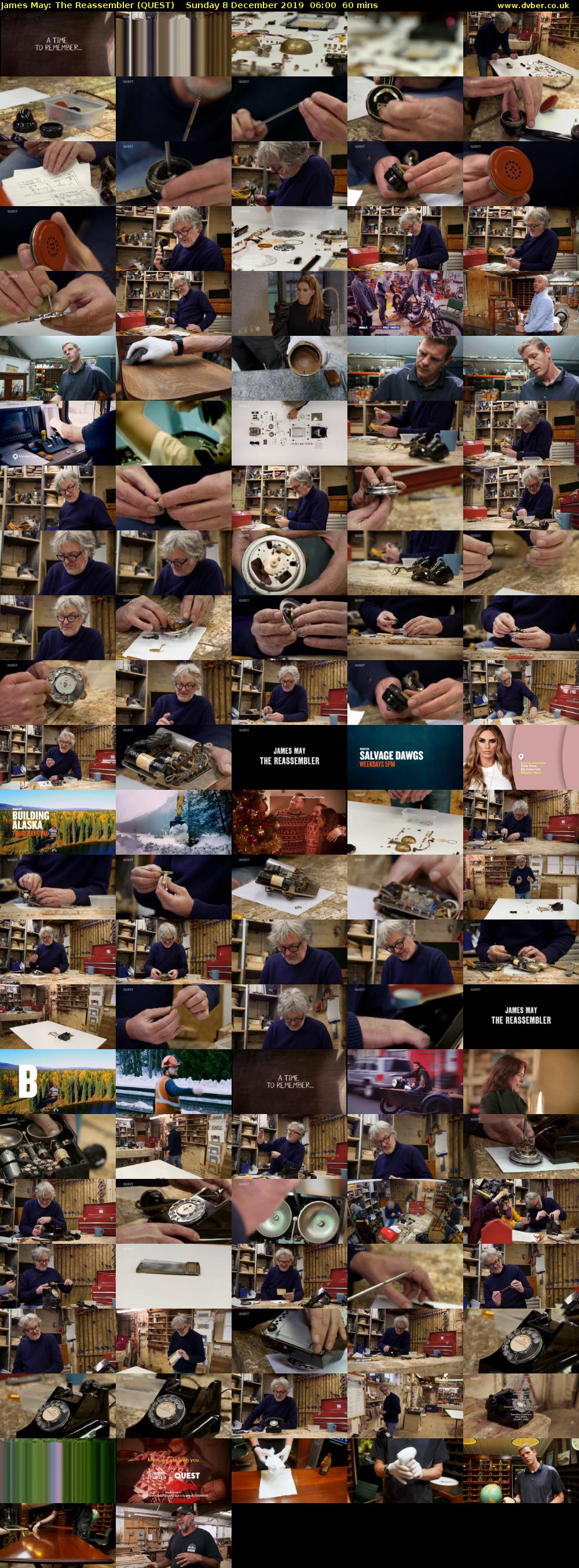 James May: The Reassembler (QUEST) Sunday 8 December 2019 06:00 - 07:00