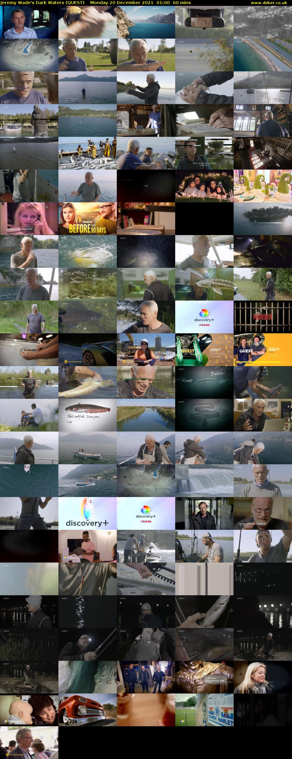 Jeremy Wade's Dark Waters (QUEST) Monday 20 December 2021 01:00 - 02:00