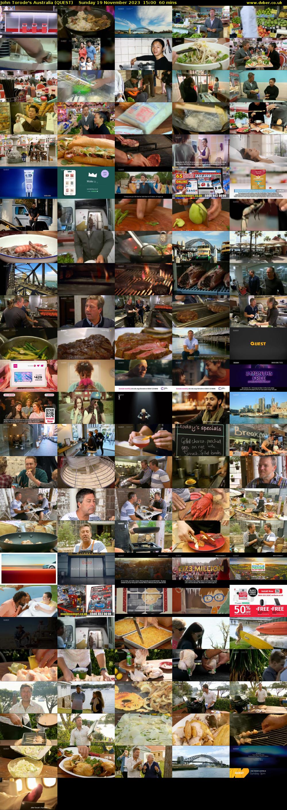 John Torode's Australia (QUEST) Sunday 19 November 2023 15:00 - 16:00