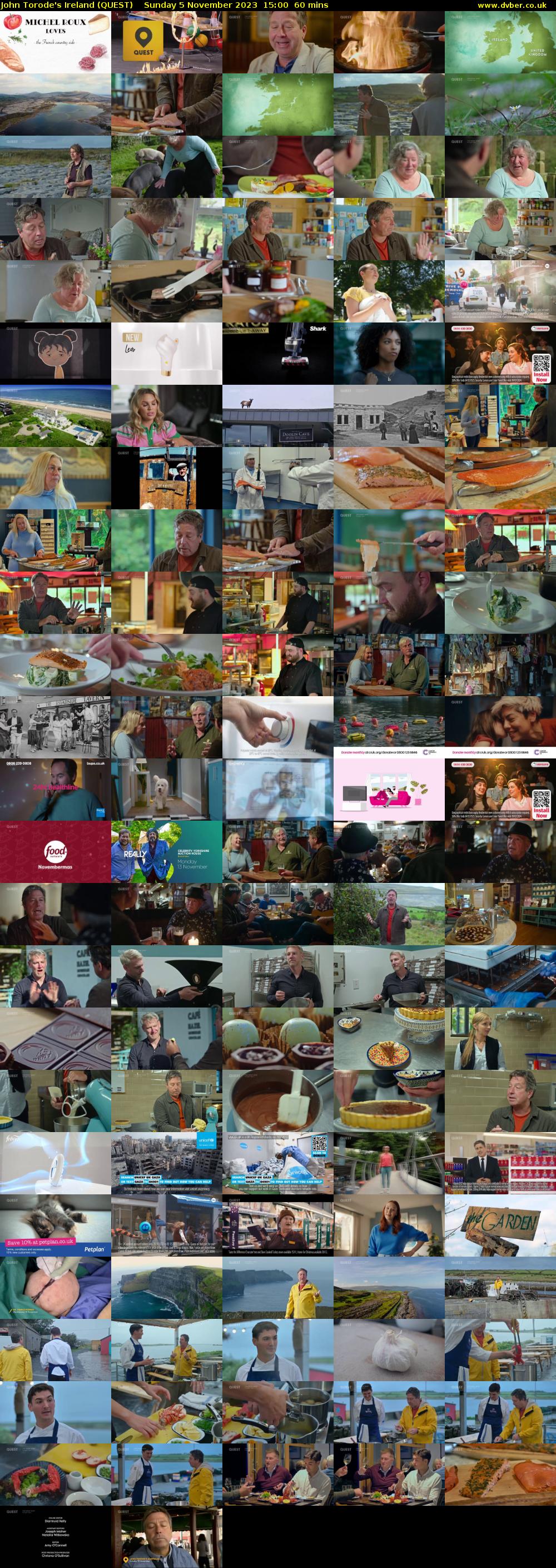 John Torode's Ireland (QUEST) Sunday 5 November 2023 15:00 - 16:00