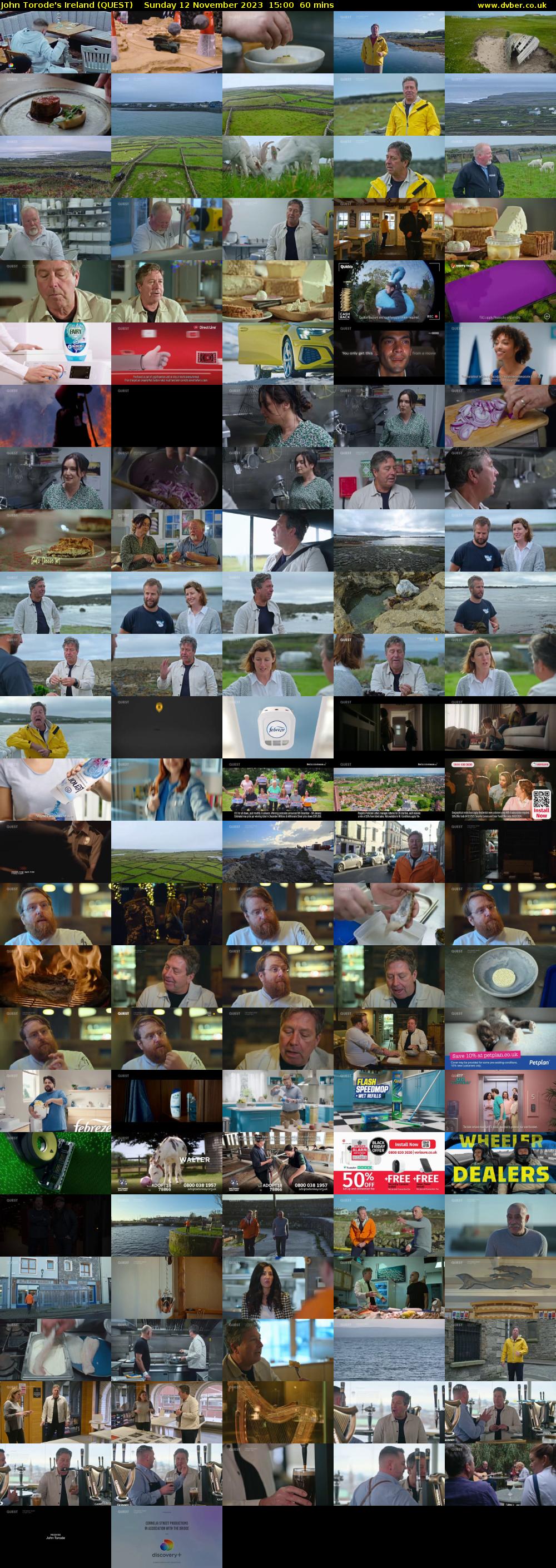 John Torode's Ireland (QUEST) Sunday 12 November 2023 15:00 - 16:00
