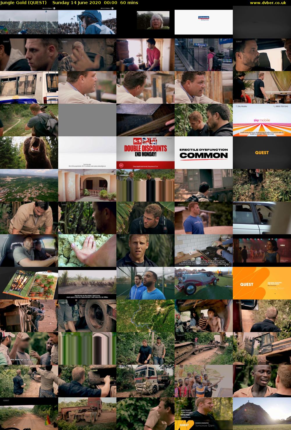Jungle Gold (QUEST) Sunday 14 June 2020 00:00 - 01:00