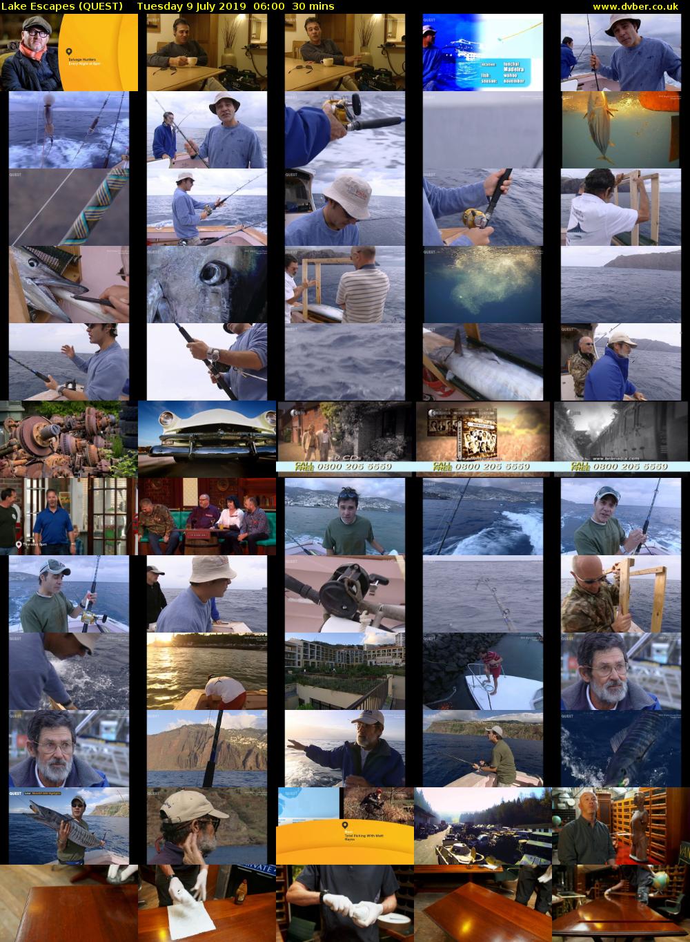 Lake Escapes (QUEST) Tuesday 9 July 2019 06:00 - 06:30
