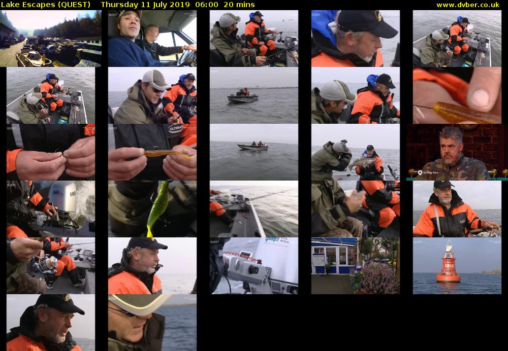 Lake Escapes (QUEST) Thursday 11 July 2019 06:00 - 06:20
