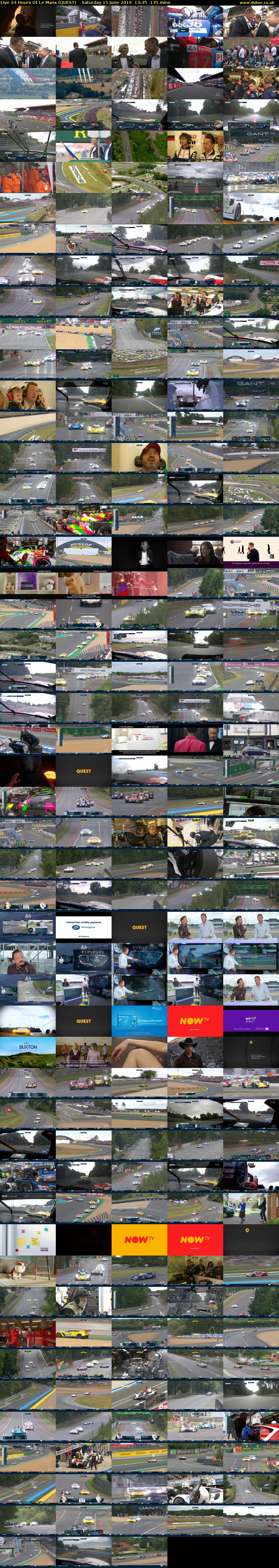 Live 24 Hours Of Le Mans (QUEST) Saturday 15 June 2019 13:45 - 16:00
