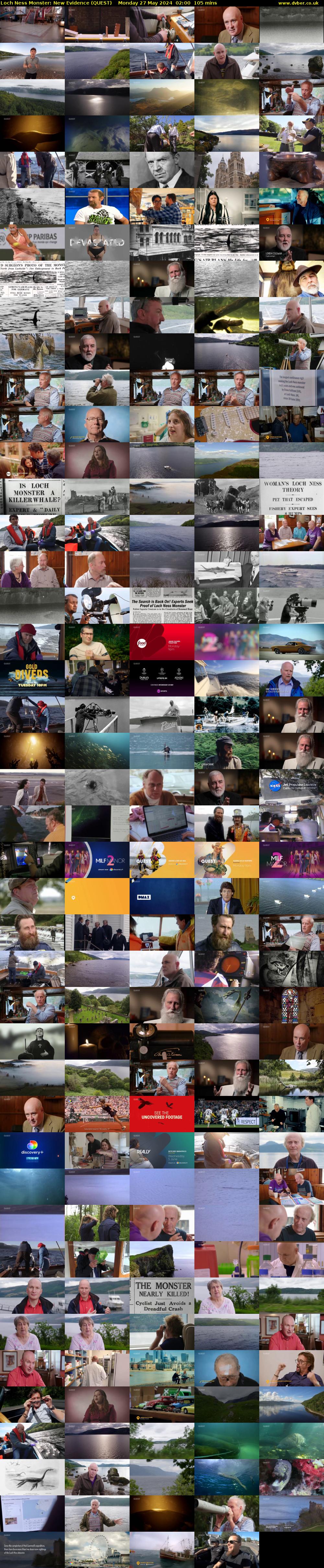 Loch Ness Monster: New Evidence (QUEST) Monday 27 May 2024 02:00 - 03:45