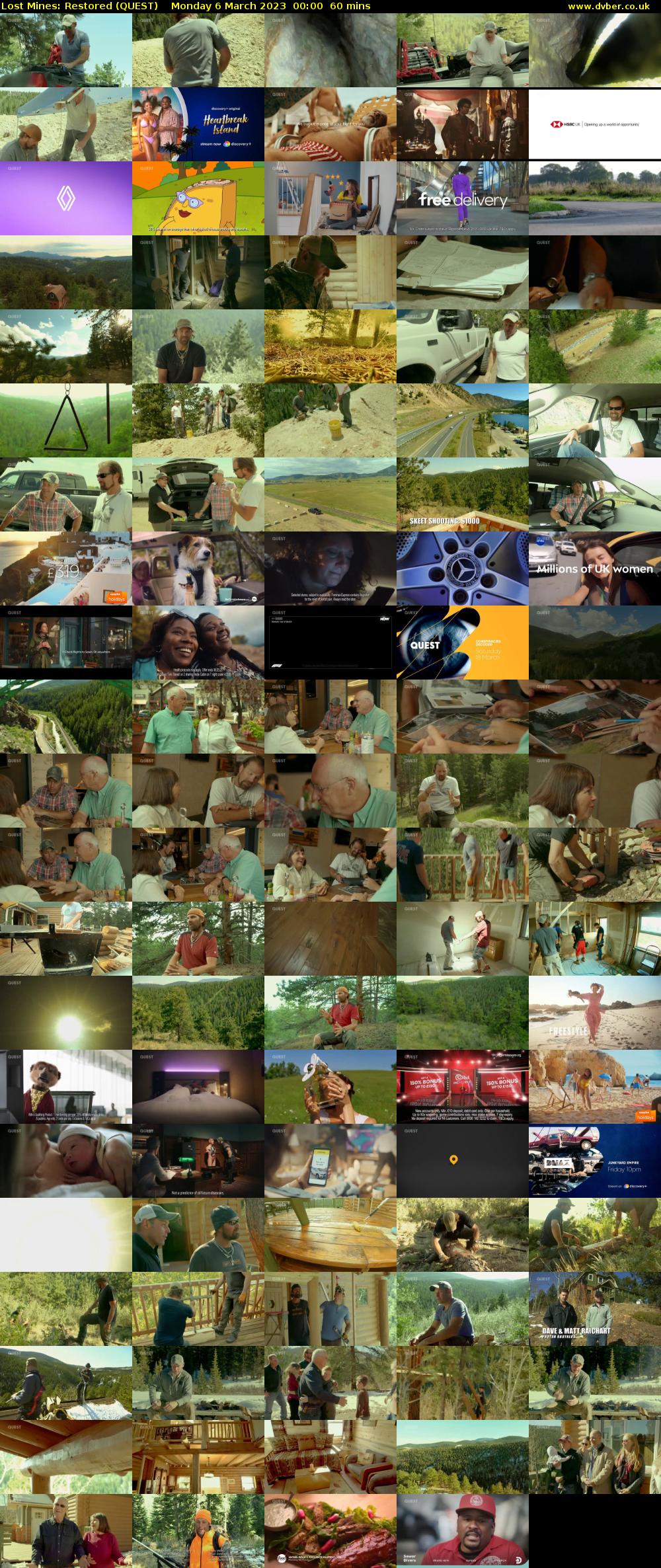 Lost Mines: Restored (QUEST) Monday 6 March 2023 00:00 - 01:00