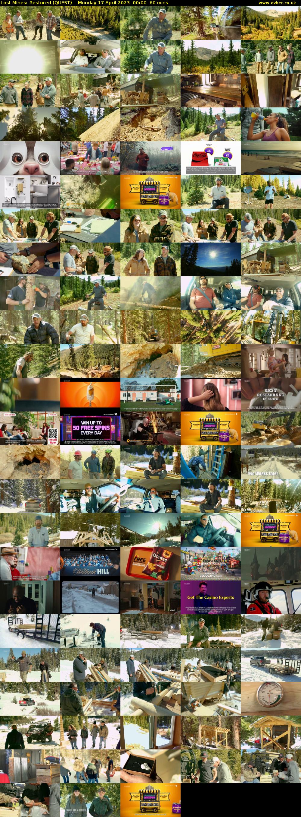 Lost Mines: Restored (QUEST) Monday 17 April 2023 00:00 - 01:00