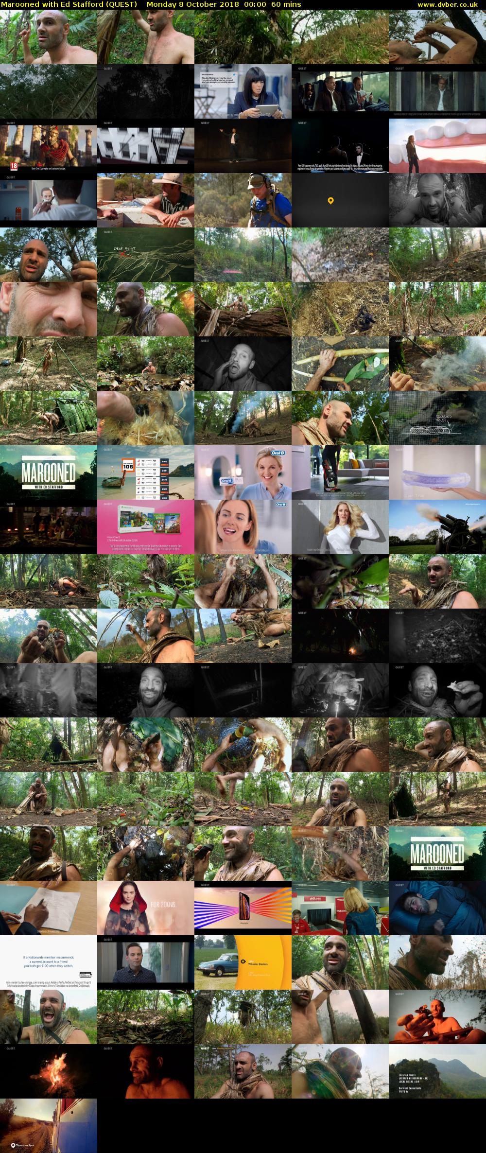 Marooned with Ed Stafford (QUEST) Monday 8 October 2018 00:00 - 01:00