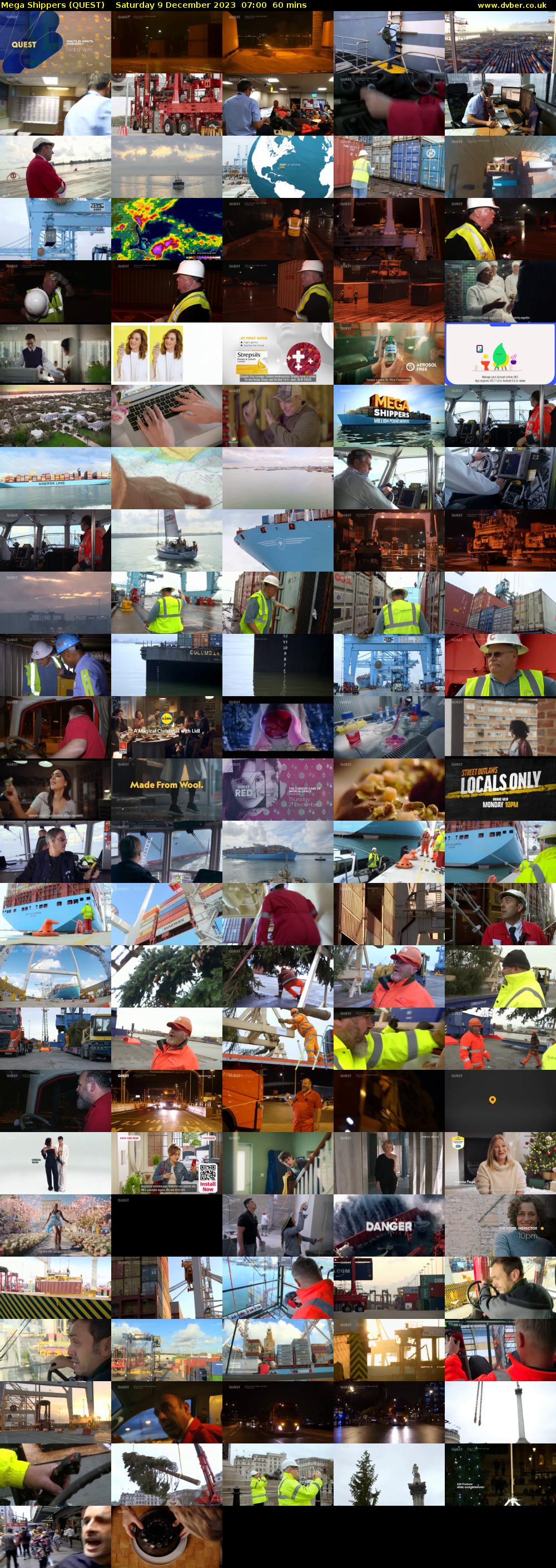 Mega Shippers (QUEST) Saturday 9 December 2023 07:00 - 08:00
