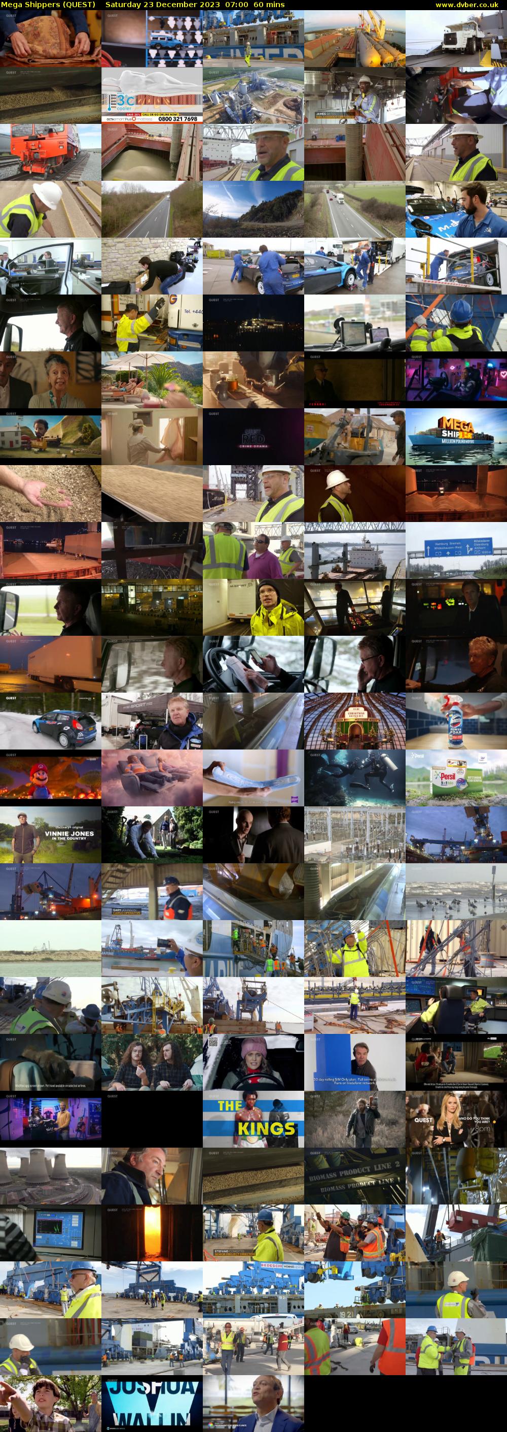 Mega Shippers (QUEST) Saturday 23 December 2023 07:00 - 08:00