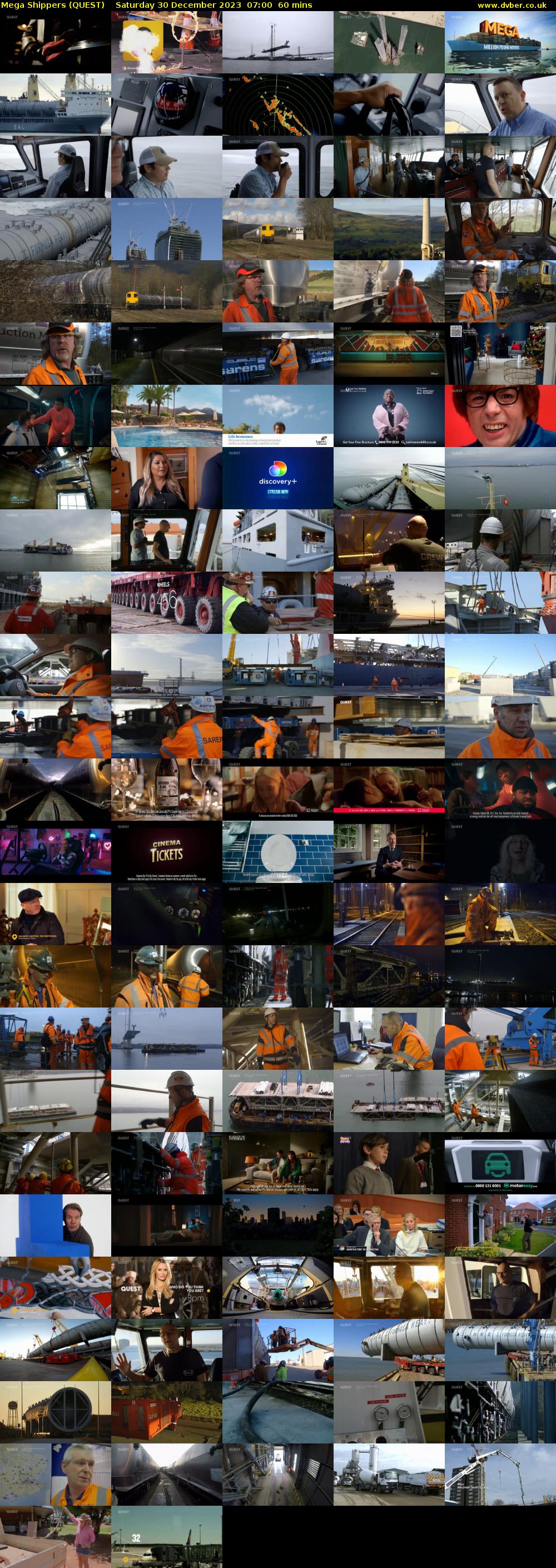 Mega Shippers (QUEST) Saturday 30 December 2023 07:00 - 08:00