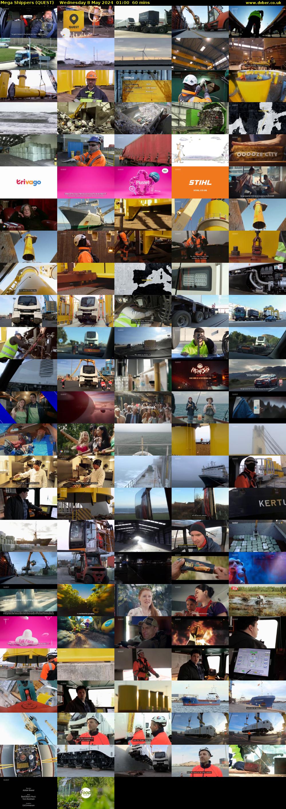 Mega Shippers (QUEST) Wednesday 8 May 2024 01:00 - 02:00