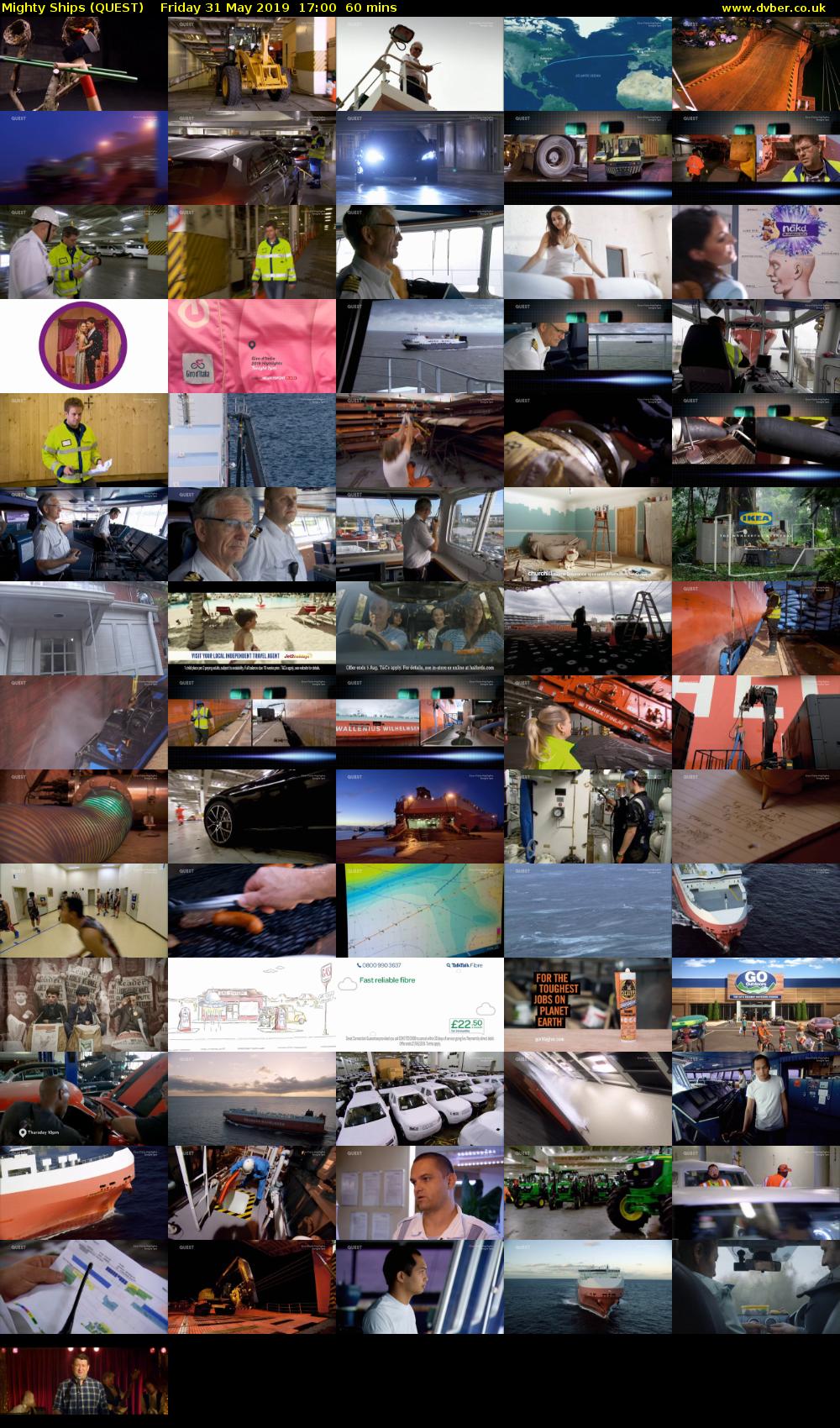 Mighty Ships (QUEST) Friday 31 May 2019 17:00 - 18:00