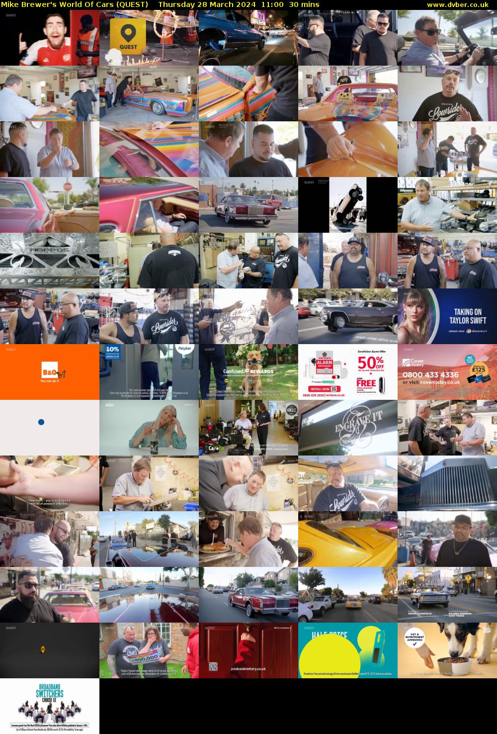 Mike Brewer's World Of Cars (QUEST) Thursday 28 March 2024 11:00 - 11:30