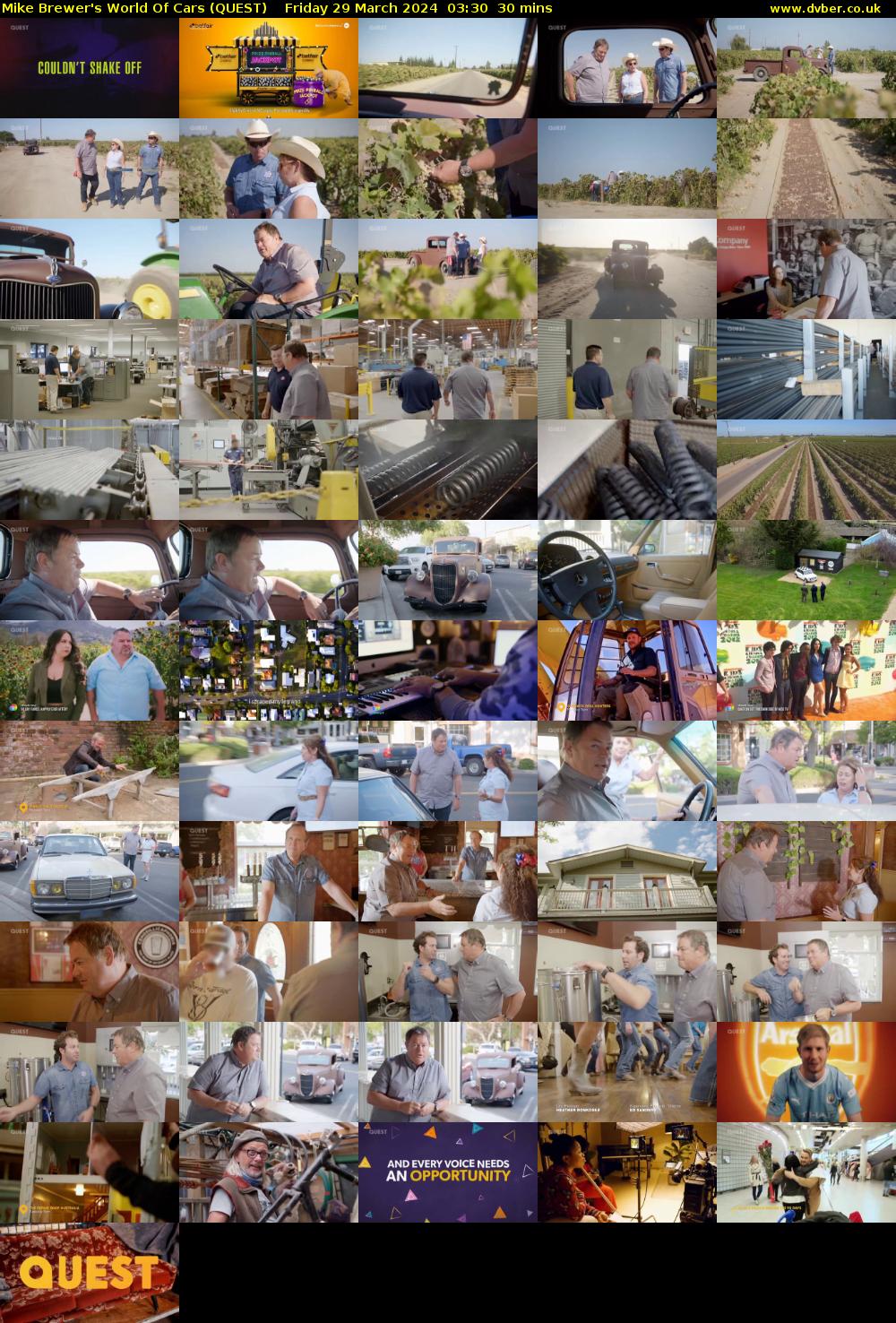 Mike Brewer's World Of Cars (QUEST) Friday 29 March 2024 03:30 - 04:00