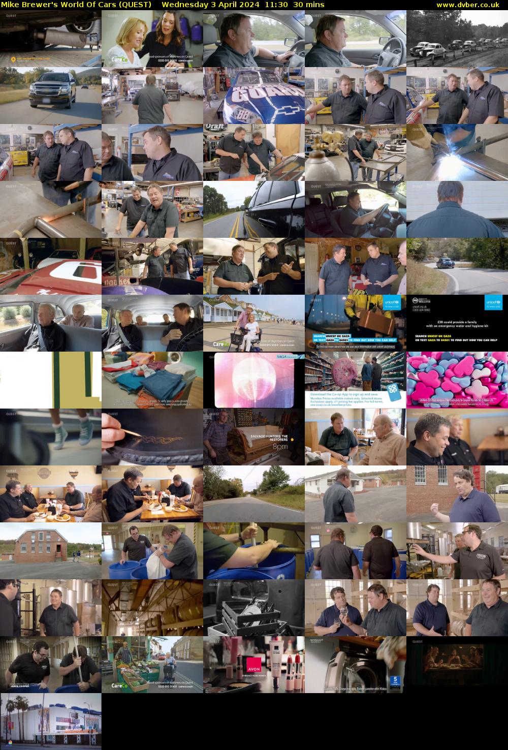 Mike Brewer's World Of Cars (QUEST) Wednesday 3 April 2024 11:30 - 12:00