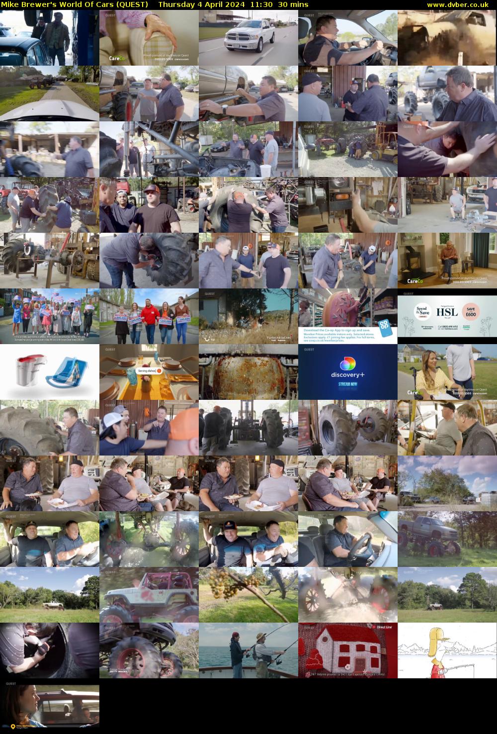 Mike Brewer's World Of Cars (QUEST) Thursday 4 April 2024 11:30 - 12:00