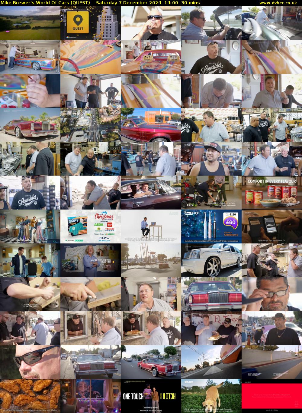 Mike Brewer's World Of Cars (QUEST) Saturday 7 December 2024 14:00 - 14:30