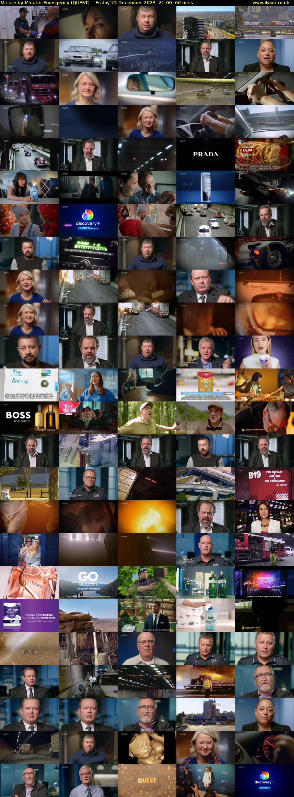 Minute by Minute: Emergency (QUEST) Friday 22 December 2023 21:00 - 22:00