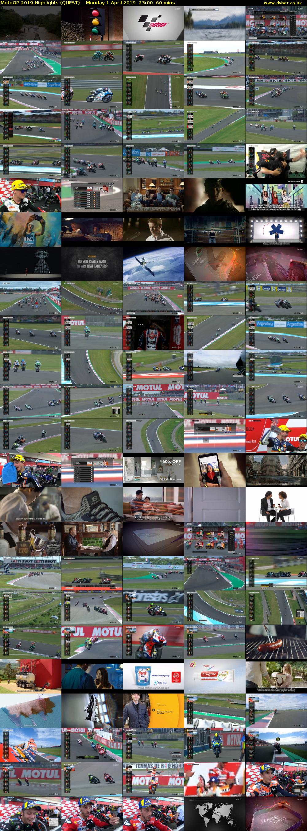 MotoGP 2019 Highlights (QUEST) Monday 1 April 2019 23:00 - 00:00