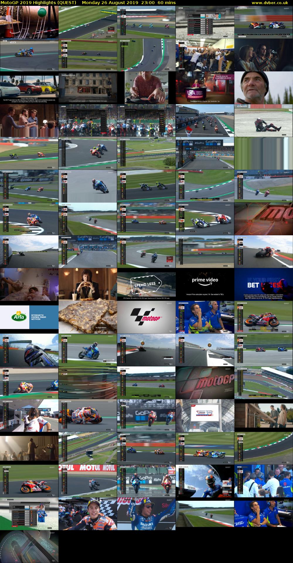 MotoGP 2019 Highlights (QUEST) Monday 26 August 2019 23:00 - 00:00