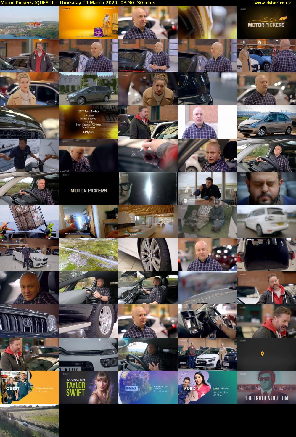 Motor Pickers (QUEST) Thursday 14 March 2024 03:30 - 04:00