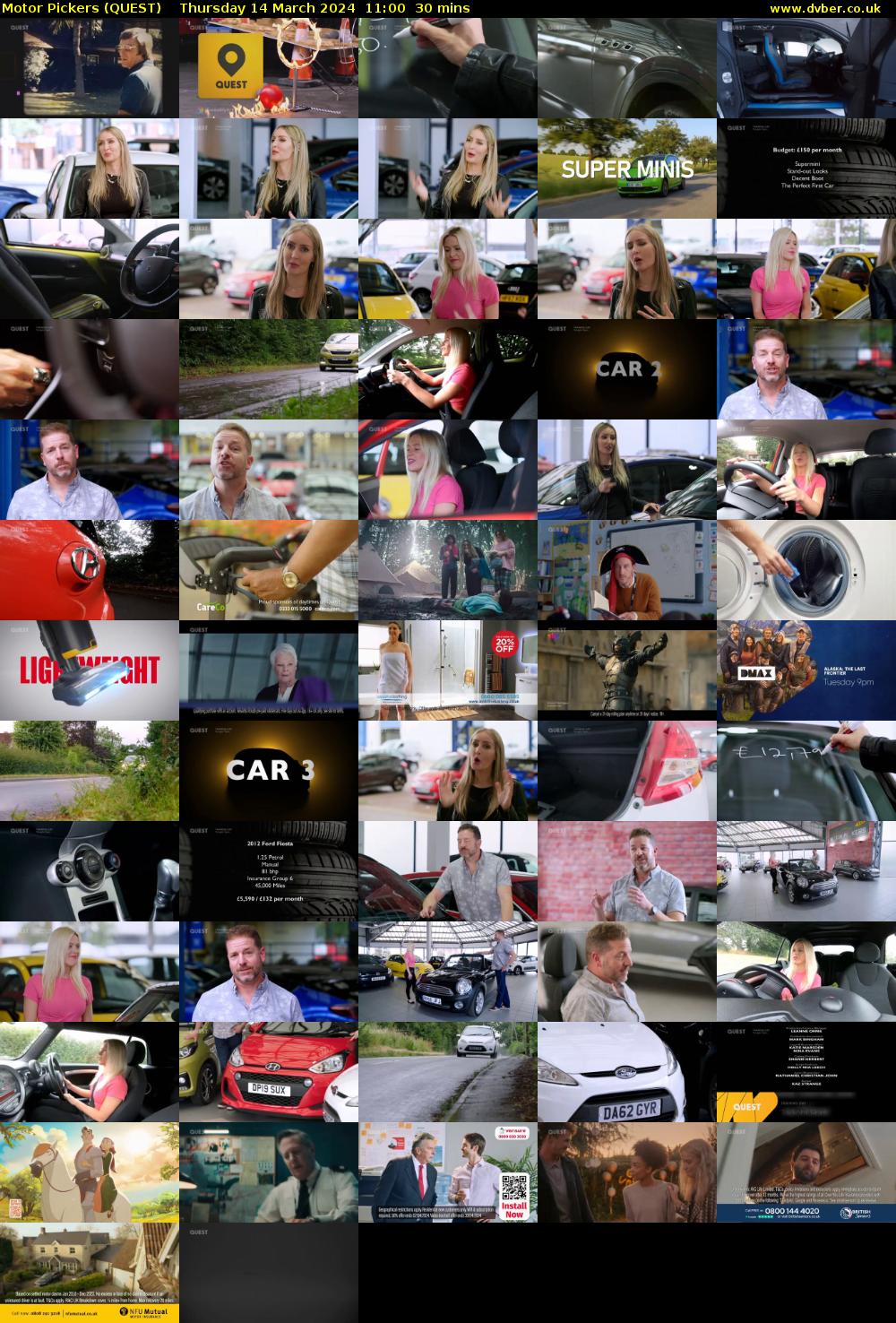 Motor Pickers (QUEST) Thursday 14 March 2024 11:00 - 11:30